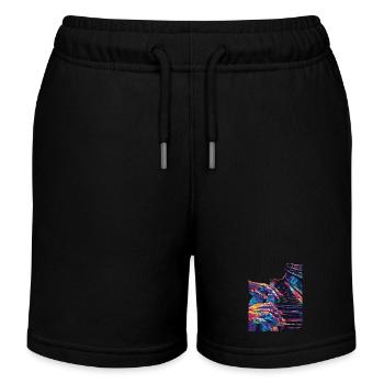 Piano - Short de jogging enfant bio Stanley/Stella - noir - Devant