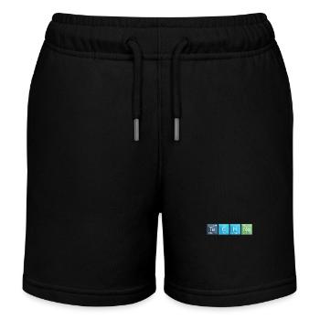 Techno Liebhaber Periodensystem Chemie - Kinder Organic Joggingshorts Mini Bolter von Stanley/Stella - Schwarz - Vorne