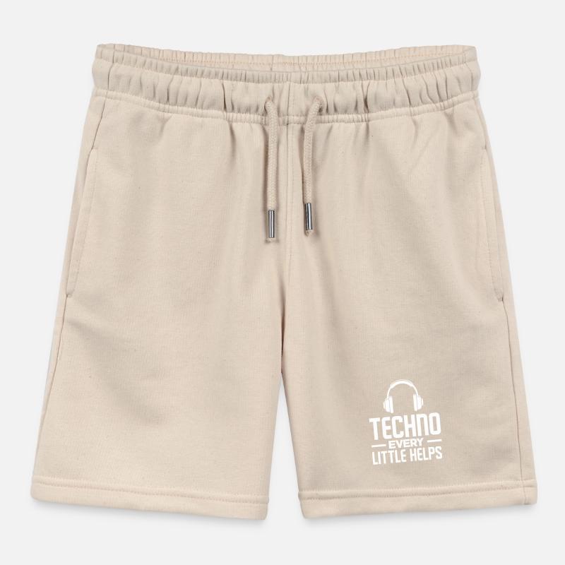 Amateur de techno : chaque petit geste compte Short de jogging enfant bio Stanley/Stella
