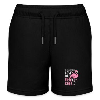 Knee Surgery - Kids Organic Sweat Shorts by Stanley/Stella - black - Front