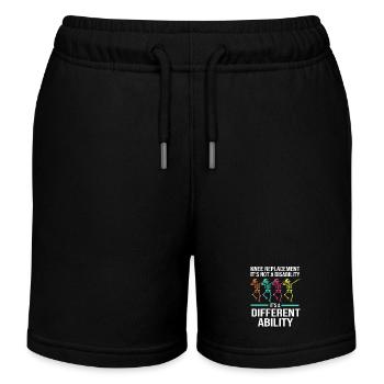 Chirurgie du genou - Short de jogging enfant bio Stanley/Stella - noir - Devant