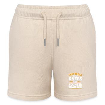 Knie Operation - Kinder Organic Joggingshorts Mini Bolter von Stanley/Stella - Natur - Vorne