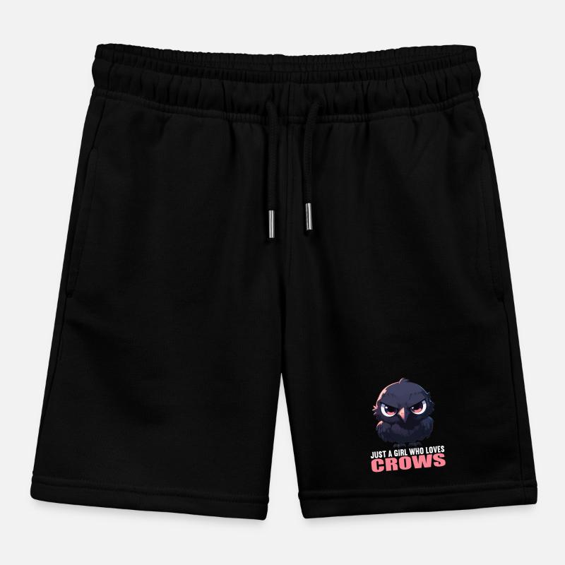 Krähen Krähe Kinder Organic Joggingshorts Mini Bolter von Stanley/Stella