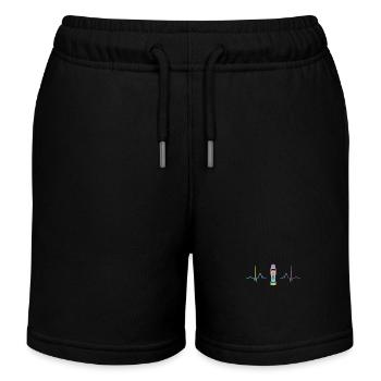 Bingo Dauber Heartbeat Ekg Bingo - Short de jogging enfant bio Stanley/Stella - noir - Devant