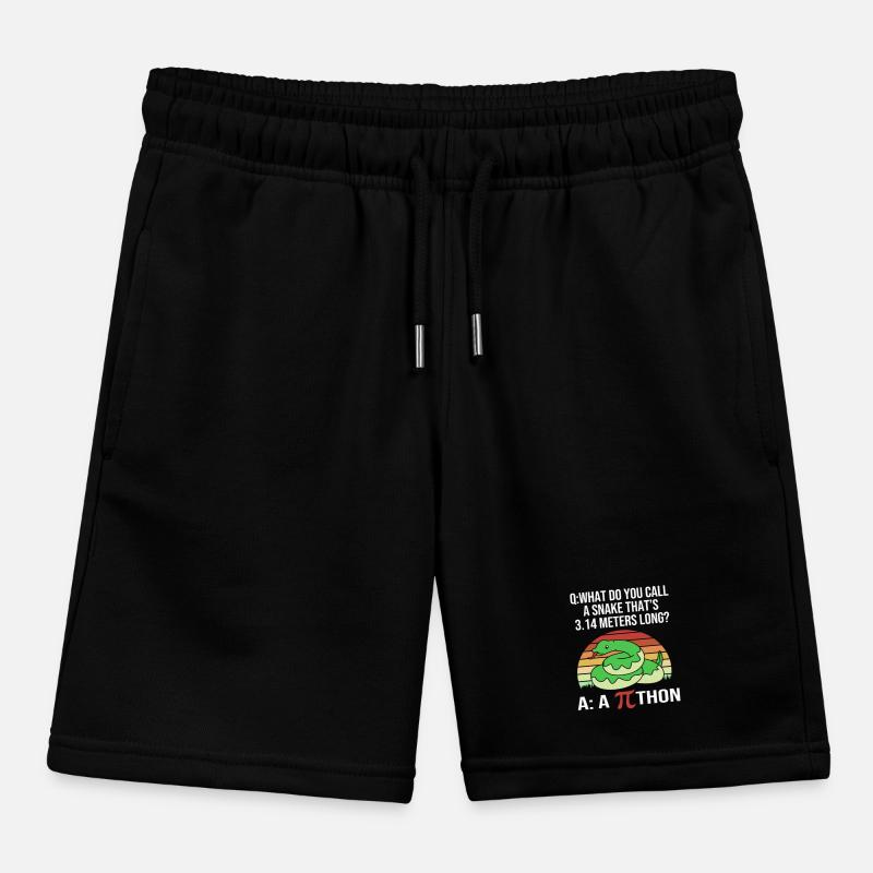 Mathematics Kids Organic Sweat Shorts by Stanley/Stella