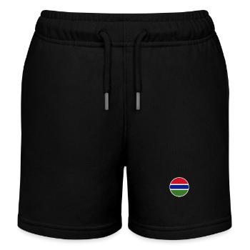 Gambie Drapeau gambien Gambier - Short de jogging enfant bio Stanley/Stella - noir - Devant