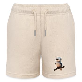 Kookaburra Hunter lit Hans Sweet Bird en riant - Short de jogging enfant bio Stanley/Stella - écru doux - Devant