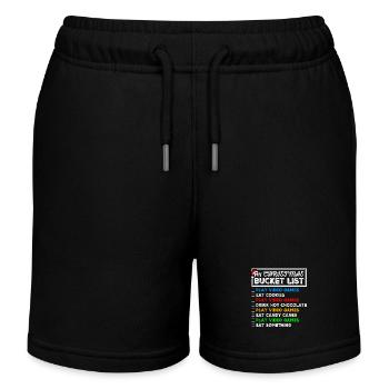 Liste de seaux de Noël Jeux vidéo Noël Gamer - Short de jogging enfant bio Stanley/Stella - noir - Devant