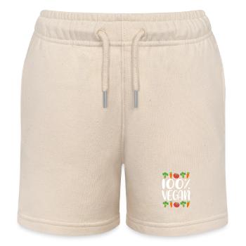 Carottes Légumes - Short de jogging enfant bio Stanley/Stella - écru doux - Devant