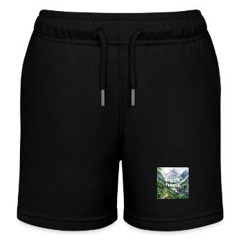 Boquete, Panama - Short de jogging enfant bio Stanley/Stella - noir - Devant