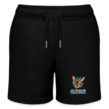 Faucon Faucon - Short de jogging enfant bio Stanley/Stella - noir - Devant