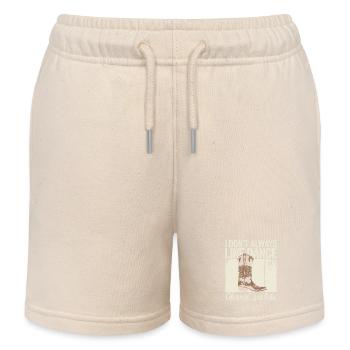 Dancing in Western style - Kids Organic Sweat Shorts by Stanley/Stella - soft Ecru - Front