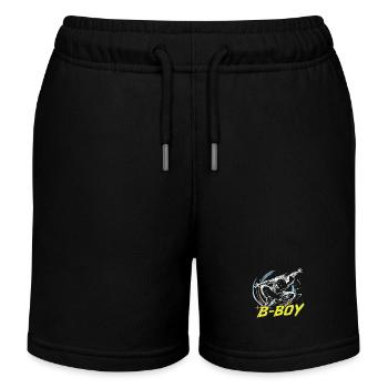 B-Boy Breakdance Breakdancer Hip Hop urbain - Short de jogging enfant bio Stanley/Stella - noir - Devant