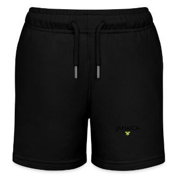 Jamaïque Jamaïque Drapeau jamaïcain - Short de jogging enfant bio Stanley/Stella - noir - Devant