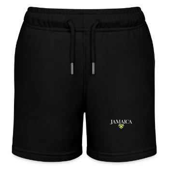 Jamaïque Jamaïque Drapeau jamaïcain - Short de jogging enfant bio Stanley/Stella - noir - Devant