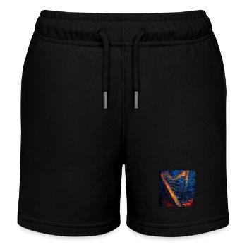 Harpe - Short de jogging enfant bio Stanley/Stella - noir - Devant