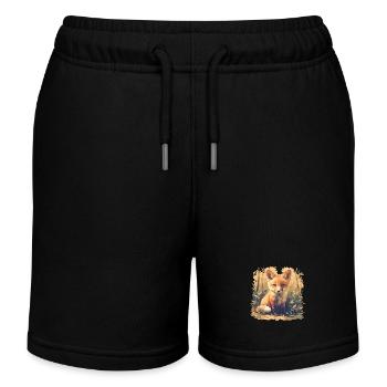 Renards Renard - Short de jogging enfant bio Stanley/Stella - noir - Devant