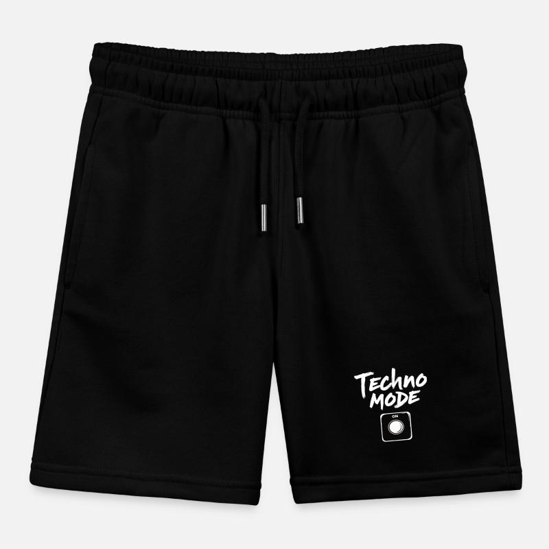 Mode Techno sur Techno Techno Musique Techno Short de jogging enfant bio Stanley/Stella