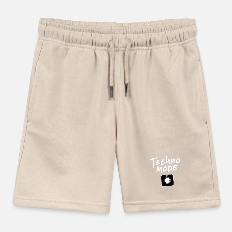 Techno Mode On Techno Techno Musik Techno Kinder Organic Joggingshorts Mini Bolter von Stanley/Stella