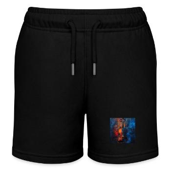 Violon - Short de jogging enfant bio Stanley/Stella - noir - Devant
