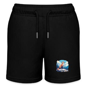 Renards Renard - Short de jogging enfant bio Stanley/Stella - noir - Devant