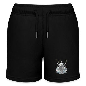 maritim Weihnachtsgeschenk Geburtstagsgeschenk - Kinder Organic Joggingshorts Mini Bolter von Stanley/Stella - Schwarz - Vorne