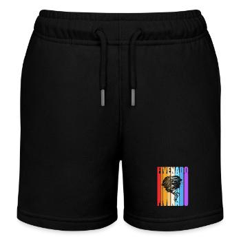 Tornado Geburtstag Kindergeburtstag - Kinder Organic Joggingshorts Mini Bolter von Stanley/Stella - Schwarz - Vorne