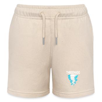 Tornado Geburtstag Kindergeburtstag - Kinder Organic Joggingshorts Mini Bolter von Stanley/Stella - Natur - Vorne