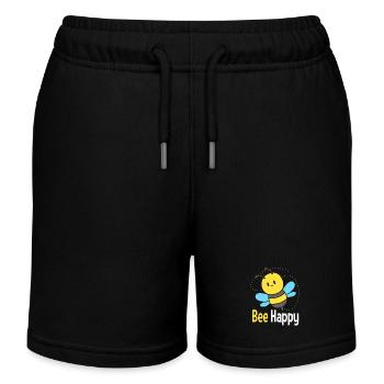 Imker - Kinder Organic Joggingshorts Mini Bolter von Stanley/Stella - Schwarz - Vorne