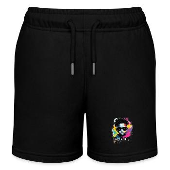 B-Boy Breakdance Hip Hop Tanz Tänzer Breakdance - Kinder Organic Joggingshorts Mini Bolter von Stanley/Stella - Schwarz - Vorne