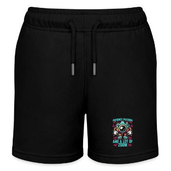 Bird Photography Patience Passion And Birdwatching - Kinder Organic Joggingshorts Mini Bolter von Stanley/Stella - Schwarz - Vorne