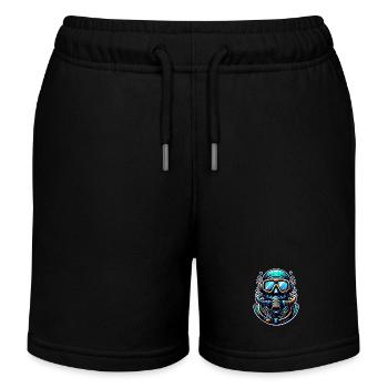 Plongeurs - Short de jogging enfant bio Stanley/Stella - noir - Devant