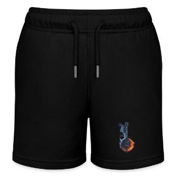Banjo - Kinder Organic Joggingshorts Mini Bolter von Stanley/Stella - Schwarz - Vorne