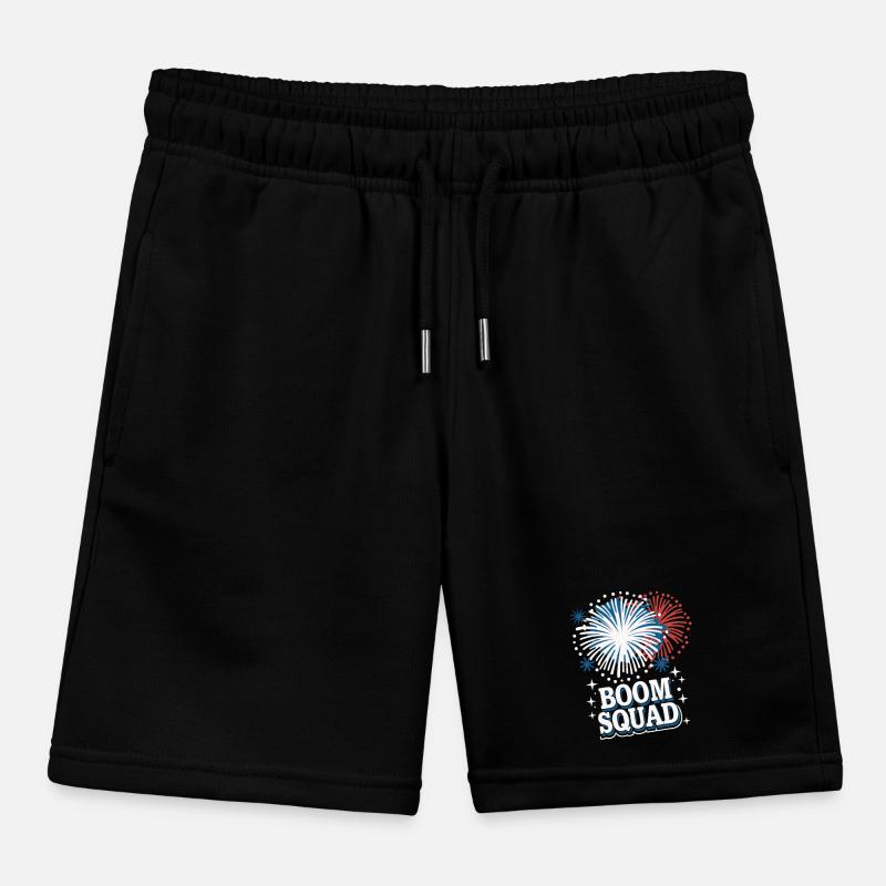 Pyrotechnics Fireworks Pyrotechnics Kids Organic Sweat Shorts by Stanley/Stella