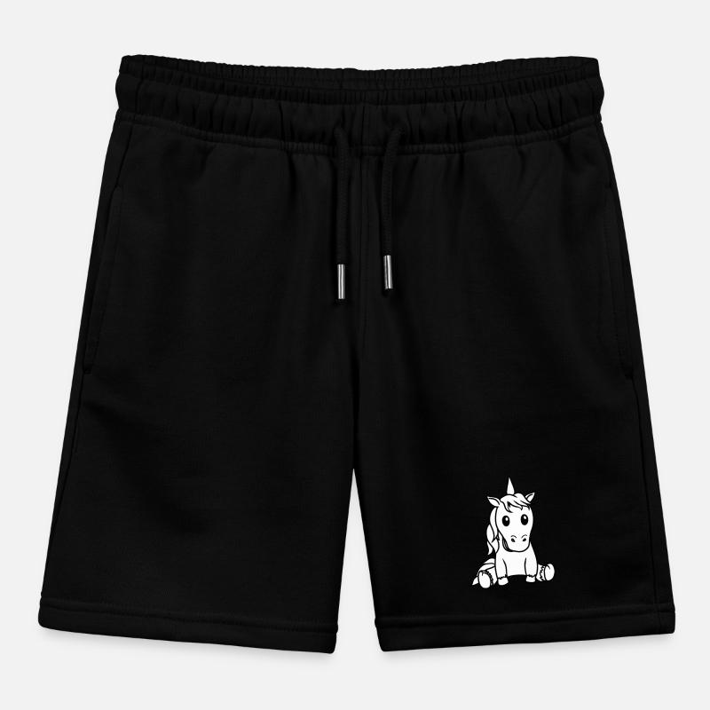 Einhorn Einhörner Kinder Kind Comic Kinder Organic Joggingshorts Mini Bolter von Stanley/Stella