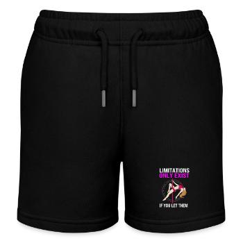 Pole Dance - Kinder Organic Joggingshorts Mini Bolter von Stanley/Stella - Schwarz - Vorne