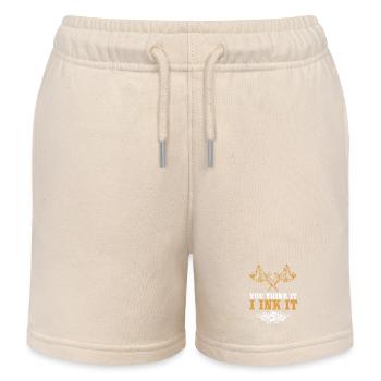 Tatoueur Tatoueur Tatoueur Tatoué Tatouage - Short de jogging enfant bio Stanley/Stella - écru doux - Devant