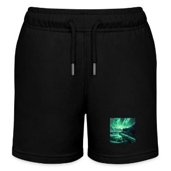 Klavier - Kinder Organic Joggingshorts Mini Bolter von Stanley/Stella - Schwarz - Vorne