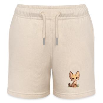 Servale Serval - Kinder Organic Joggingshorts Mini Bolter von Stanley/Stella - Natur - Vorne