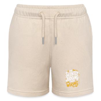 Elektriker Elektroniker Handwerker Beruf Spruch - Kinder Organic Joggingshorts Mini Bolter von Stanley/Stella - Natur - Vorne