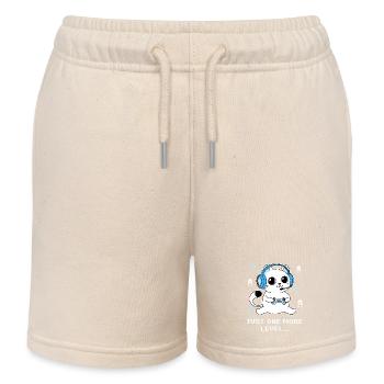 Nur noch eine Ebene - Kinder Organic Joggingshorts Mini Bolter von Stanley/Stella - Natur - Vorne