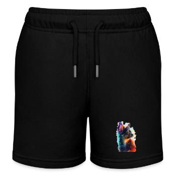Chihuahua - Kinder Organic Joggingshorts Mini Bolter von Stanley/Stella - Schwarz - Vorne