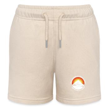 Trail running - Short de jogging enfant bio Stanley/Stella - écru doux - Devant