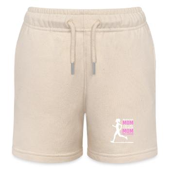 Trail running - Short de jogging enfant bio Stanley/Stella - écru doux - Devant