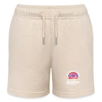 Hallo Achterbahn Saison Goodbye Ehemann - Kinder Organic Joggingshorts Mini Bolter von Stanley/Stella - Natur - Vorne