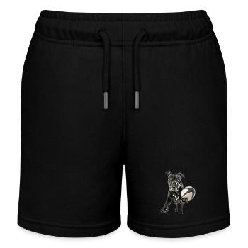 Cane Corso - Kinder Organic Joggingshorts Mini Bolter von Stanley/Stella - Schwarz - Vorne