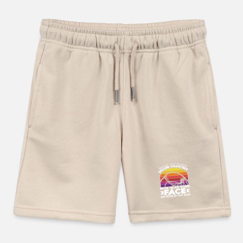 Stell Dir Ein Leben Ohne Achterbahnen Vor Kinder Organic Joggingshorts Mini Bolter von Stanley/Stella