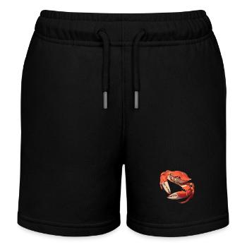 Crabe Crabe - Short de jogging enfant bio Stanley/Stella - noir - Devant