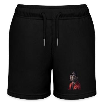 Staffordshire Bullterrier - Kinder Organic Joggingshorts Mini Bolter von Stanley/Stella - Schwarz - Vorne