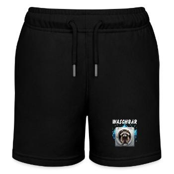 RATON LAVEUR - Short de jogging enfant bio Stanley/Stella - noir - Devant